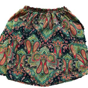 Patterned Multicolor Skirt